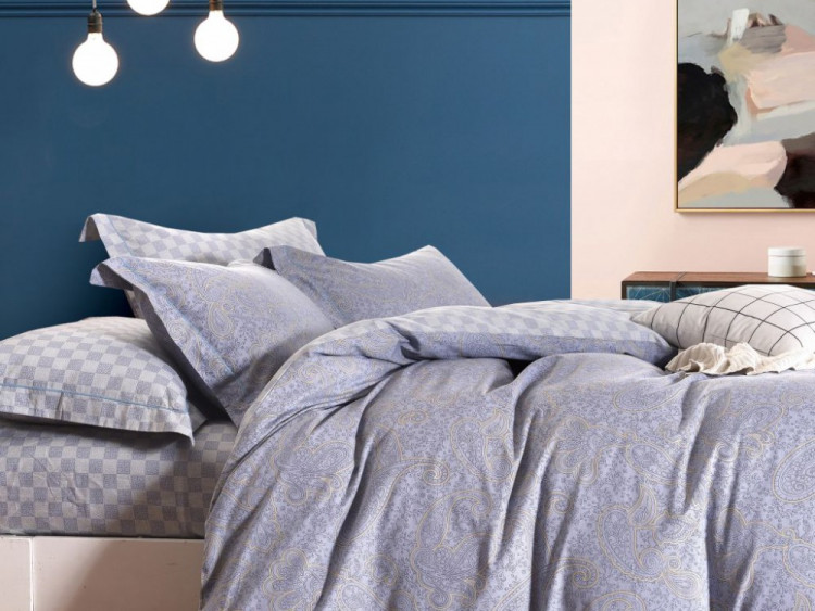 Постельное белье из сатина ASABELLA 1924-6 50х70 (2шт) и 70х70 (2шт) евро