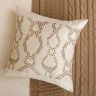 Наволочка декоративная LUXBERRY SNAKE бежево-песочная 42х42