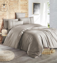 Постельное белье из DELUXE ранфорса KARVEN N030 GALA VIZION 50х70 (2шт), 70х70 (2шт) семейное