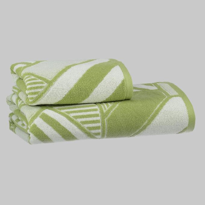 Полотенце махровое хлопковое SAREV H1039 PISA V4-YESIL 50х90