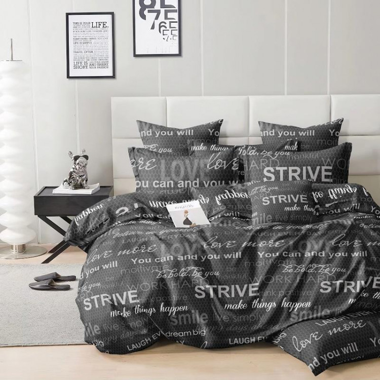 Постельное белье из микросатина TANGO DF01-511 DREAM FLY 50х70 (1шт), 70х70 (1шт) 1,5-спальное