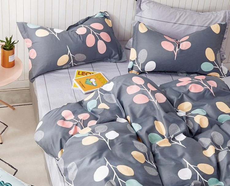 Постельное белье двухстороннее из твил-сатина SAILID BP-70-1 1,5-спальное