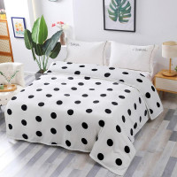 Плед из микрофибры TANGO горох ФЛАНЕЛЬ 150х200