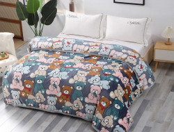 Плед из микрофибры TANGO МИШКИ ФЛАНЕЛЬ 200х220