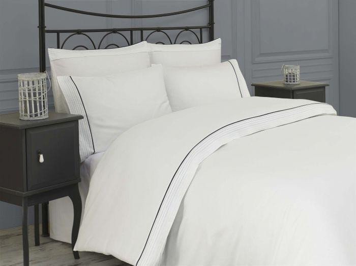 Постельное белье из сатина-люкс ручной работы ISSIMO LARINA ORANGE евро