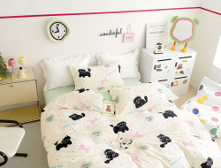 Постельное белье из твил-сатина в ПВХ TANGO хеппи 50х70 (2шт) евро