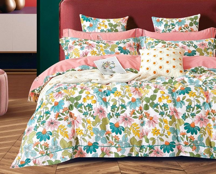 Постельное белье двухстороннее из твил-сатина SAILID BP-97-3 евро