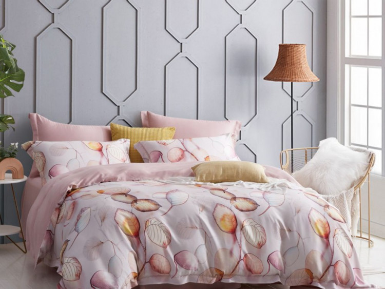 Постельное белье из тенсела люкс ASABELLA 1977-6 50х70 (2шт) и 70х70 (2шт) евро