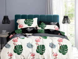 Постельное белье из микросатина TANGO DREAM FLY DF-428 50х70 (1шт), 70х70 (1шт) 1,5-спальное