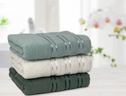 Набор полотенец махровых хлопковых KARVEN MICRO DELUX HS1011 V7 70х140 (3шт)