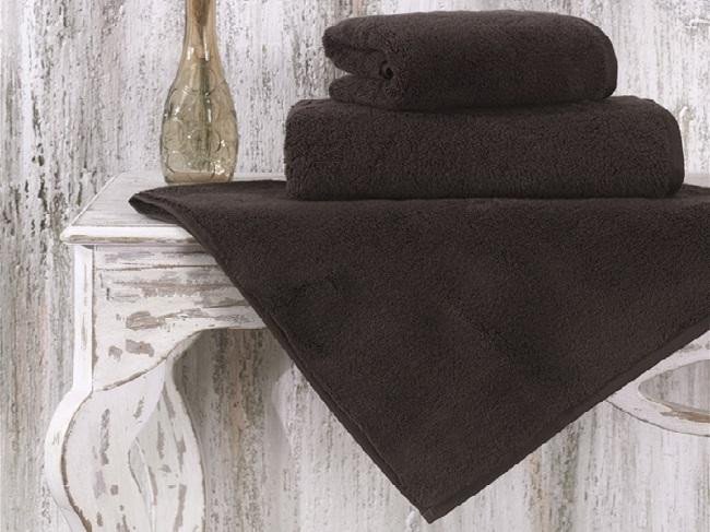 Полотенце из микрокоттона KARNA MORA коричневое 50х90