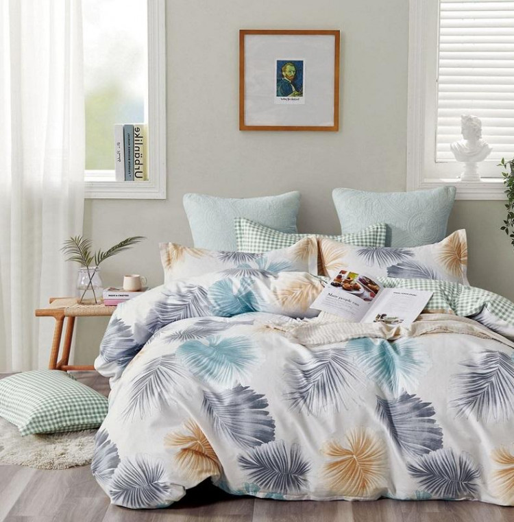 Постельное белье двухстороннее из твила TANGO TPIG-1640 50х70 (1шт), 70х70 (1шт) 1,5-спальное