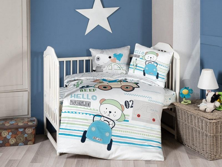 Постельное белье для малышей из сатина KARVEN 3D DIGITAL D039 JOYCE