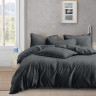 Постельное белье из люксового сатина АЛЬВИТЕК ОCA-006 графит 70х70 (2шт) 2-спальное