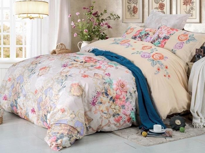 Постельное белье из сатина с вышивкой САЙЛИД D-181 евро