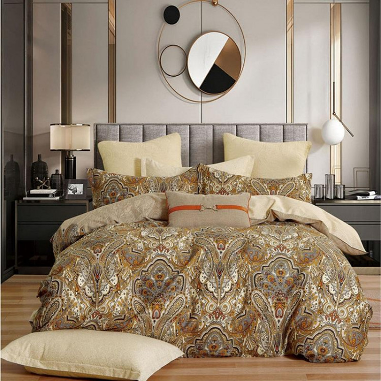 Постельное белье двухстороннее из твила TANGO TPIG-1401 50х70 (1шт), 70х70 (1шт) 1,5-спальное