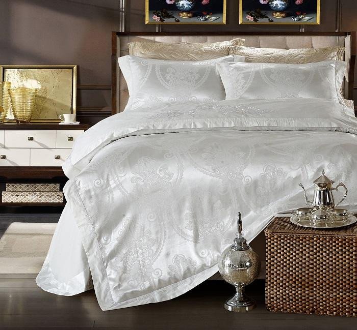 Постельное белье из жаккарда CRISTELLE VENICE ПАОРИ 50х70 (2шт) семейное