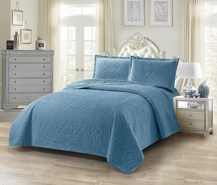 Покрывало с наволочками тонкое велюровое TANGO CASABLANCA CAS-29 230х250