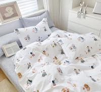 Постельное белье из сатина TANGO lovely pet 50х70 (2шт) 2-спальное