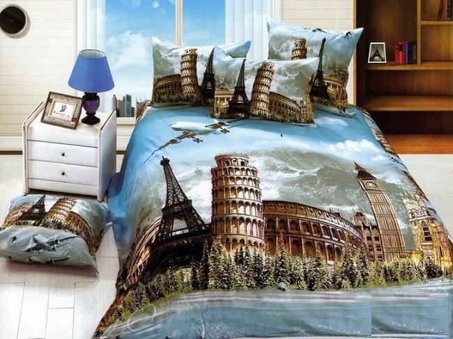 Постельное белье из сатина TANGO TS-755-50 50х70 (2шт) 2-спальное