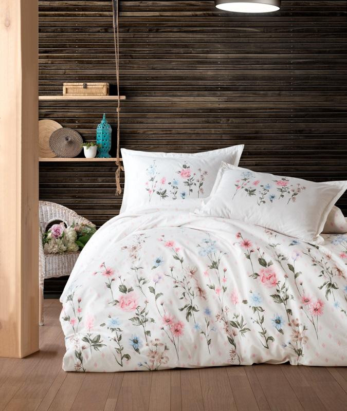 Постельное белье из ранфорса KARVEN N023/1 PALITRA POWDER V-1 50х70 (2шт) евро