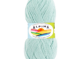 Пряжа ALPINA KLEMENT №25 светло-бирюзовая 80% альпака, 20% мериносовая шерсть 4 шт х 50 гр, 300 м +/- 10 м