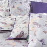 Постельное белье из натурального шелка SAREV ELITE GROUP N223 IKARUS V1-LILA 50х70 (1шт) 1,5-спальное