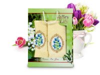 Набор махровых полотенец в коробке GULCAN VALLEY VAR-08 50х90 (1шт) и 70х140 (1шт)