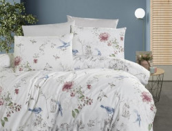 Постельное белье из ранфорса KARVEN N022 HOPE GREY 50х70 (1шт), 70х70 (1шт) 1,5-спальное