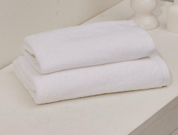Полотенце махровое TAC COMFORT WHITE белое 70х140