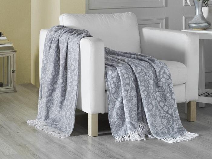 Плед хлопковый с акрилом KARNA FERDA 150х240