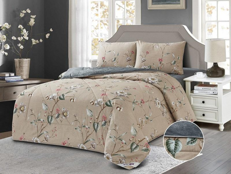 Постельное белье из твила с одеялами TANGO PRIMAVERA W-51 50х70 (2шт) семейное