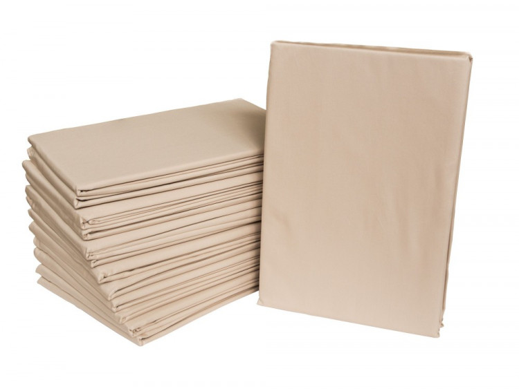 Простыня из сатина люкс ASABELLA 811-1P 275х280 бледно-розовая