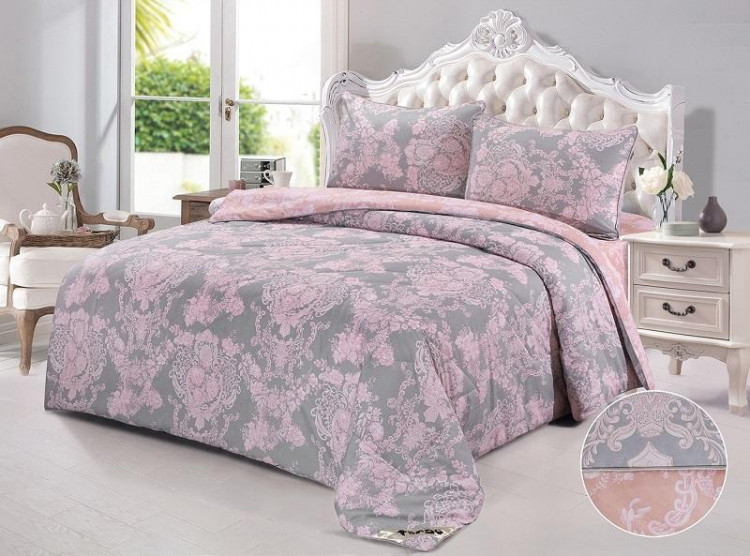 Постельное белье двухстороннее из твила с одеялом TANGO PRIMAVERA W-27 50х70 (1шт), 70х70 (1шт) 1,5-спальное