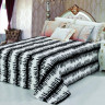 Покрывало из искусственного меха CLORIS ЗЕБРА 220х240
