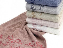 Набор полотенец махровых хлопковых KARVEN VIP COTTON HS3227 OTTOMAN 50х90 (6шт)