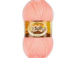Пряжа ADELIA RADA №113 персиковая 100% акрил, 10 шт х 100 гр, 80 м +/- 4 м