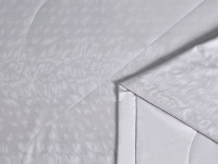 Постельное белье с летним одеялом из хлопкового жаккарда ASABELLA Благородная сталь 50х70 (2шт) евро