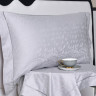Постельное белье с летним одеялом из хлопкового жаккарда ASABELLA Благородная сталь 50х70 (2шт) евро
