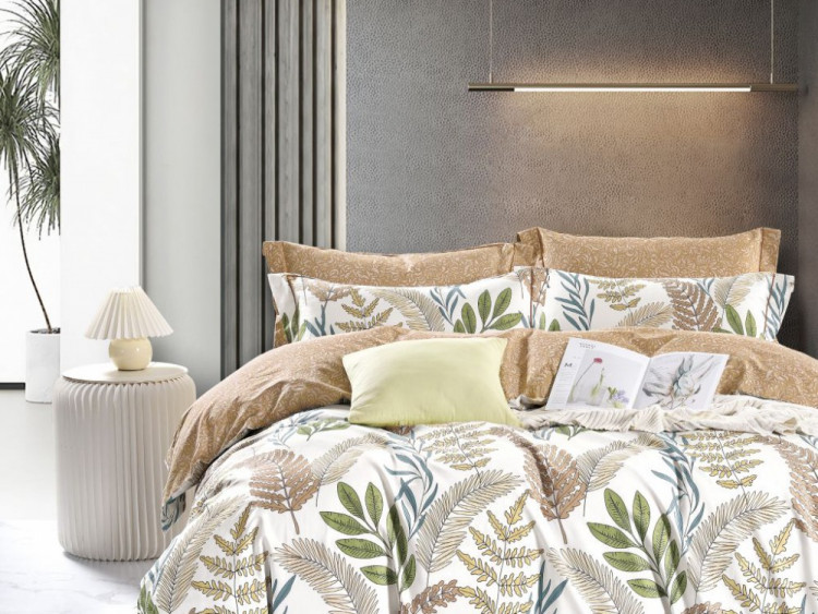 Постельное белье из сатина ASABELLA 1926-6 50х70 (2шт) и 70х70 (2шт) евро