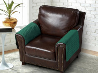 Накидка на подлокотники из микрофибры TANGO SOFA зеленая 50x70 (1шт)