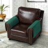 Накидка на подлокотники из микрофибры TANGO SOFA зеленая 50x70 (1шт)