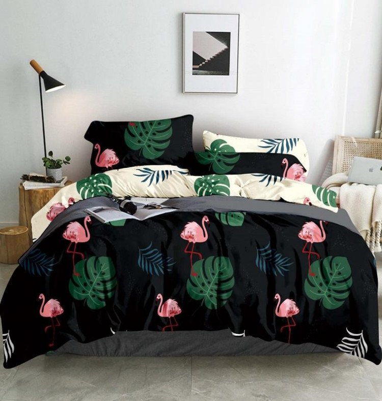 Постельное белье из микросатина TANGO DREAM FLY DF-429 50х70 (1шт), 70х70 (1шт) 1,5-спальное