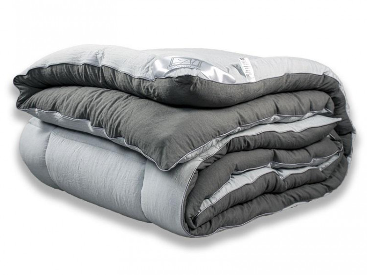 Одеяло стеганое АЛЬВИТЕК FLUFFY DREAM ОЖЛ-22 графит-грейс 200x220 всесезонное