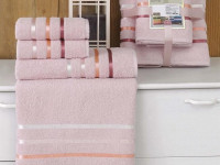 Комплект полотенец KARNA BALE светло-розовый