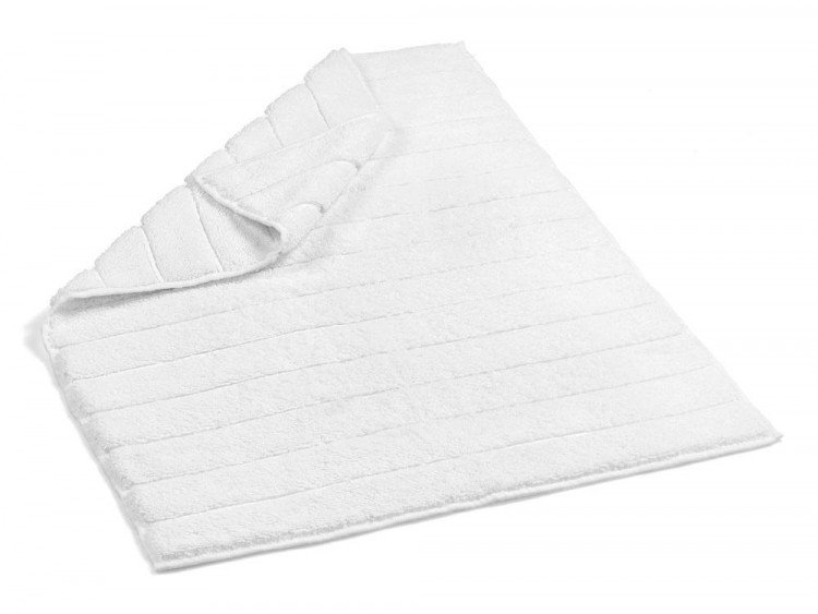 Коврик из органического хлопка CASUAL AVENUE TERRY STRIPE white 60х90