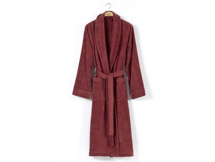 Халат махровый из хлопка CASUAL AVENUE DOWNTOWN marsala XL