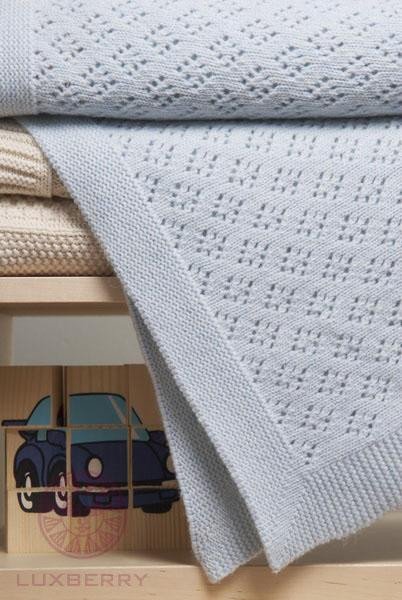 Плед детский LUXBERRY IMPERIO 81 голубой 75х100