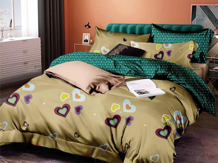 Постельное белье из микросатина TANGO DREAM FLY DF-348 50х70 (1шт), 70х70 (1шт) 1,5-спальное