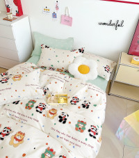 Постельное белье из твил-сатина TANGO зоомир 50х70 (2шт) 1,5-спальное